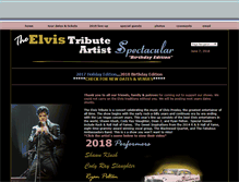 Tablet Screenshot of elvisbirthdaytribute.com